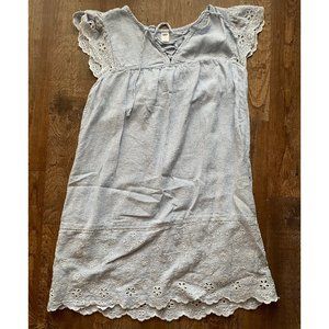 Blue and White Striped Old Navy Linen Dress